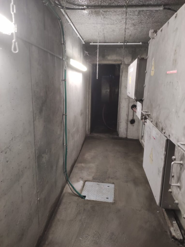 Umbau mit Pumpenschacht bei der Deutschen Bahn