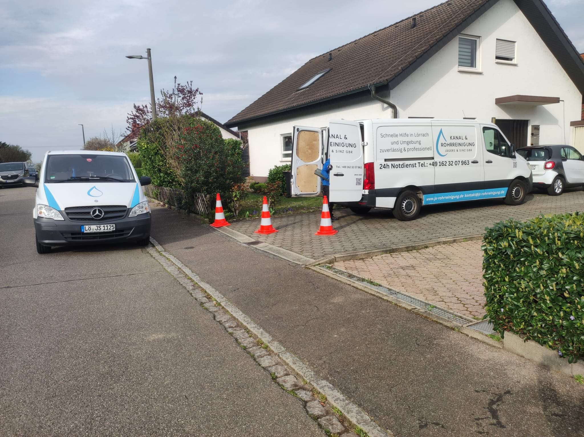 Offene Bauweise Rückstauklappe Lörrach Rohrreinigung