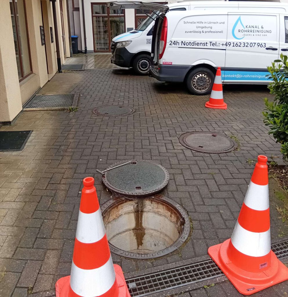 Abfluss verstopft in Lörrach