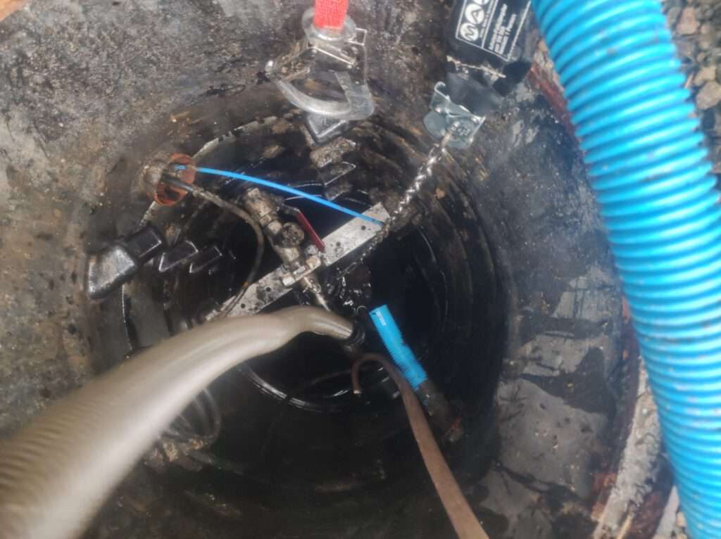 Fäkalien Pumpe ausgefallen