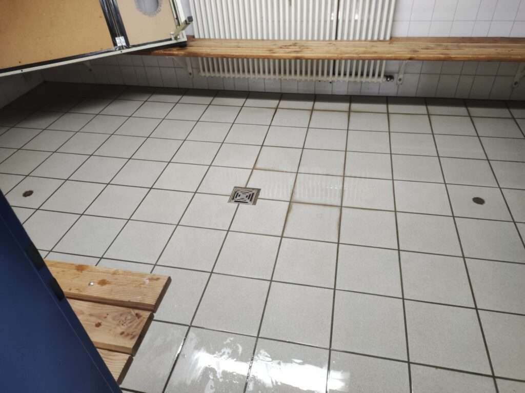 Gereinigter Arbeitsbereich