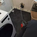 Rohrreinigung mittels Spirale