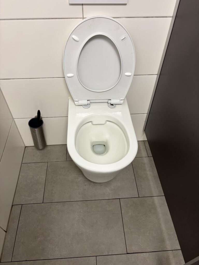 Wc nach Rohrreinigung