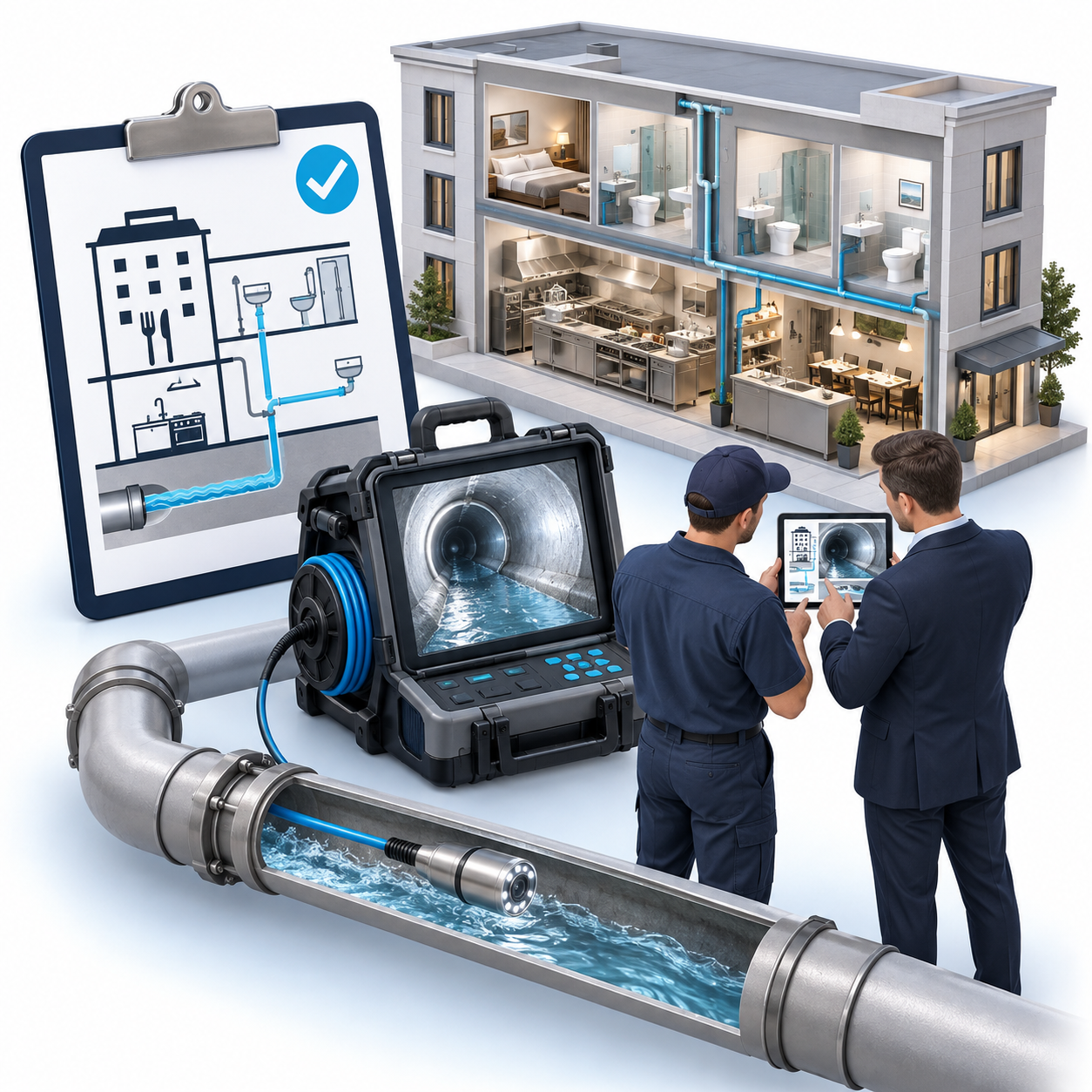 Rückmeldung vereinbaren – schematische Illustration