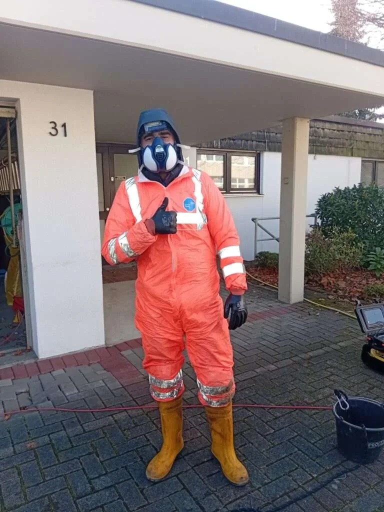 Einblick in Rohrreinigungsarbeiten
